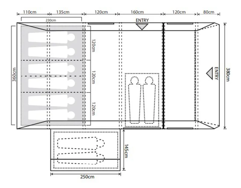 Outdoor Revolution Airedale 6.0SE Inflatable Tent-1